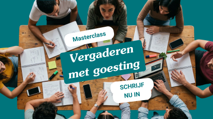 Davidsfonds Masterclass | Vergaderen met goesting. Hoe je samenkomsten opnieuw aantrekkelijk maakt